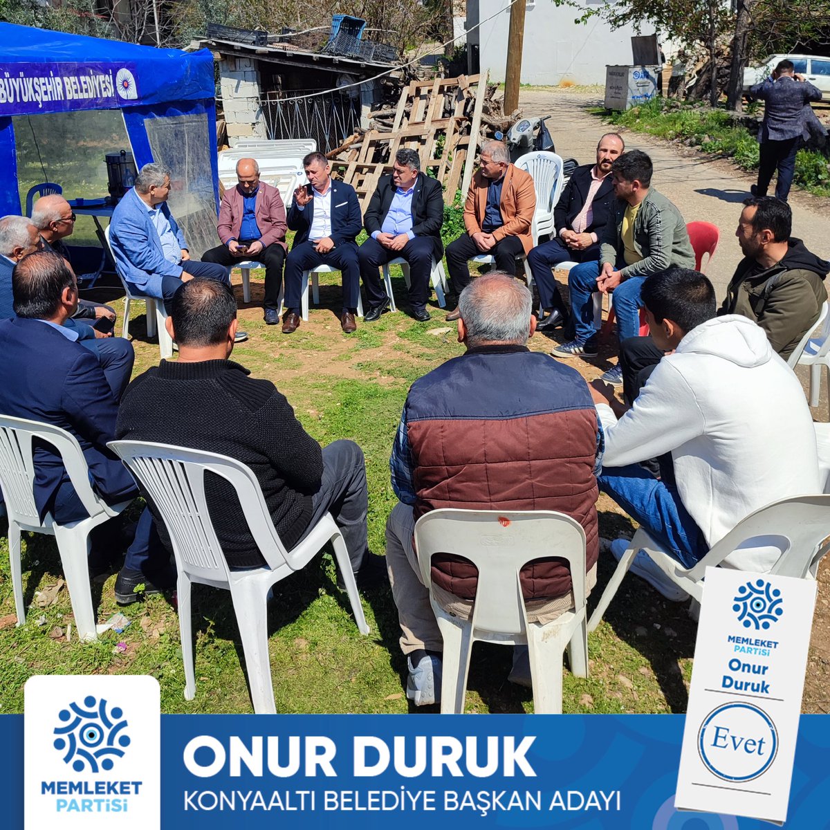 Konyaaltı'nda hemşerilerimizin dertleriyle dertleniyor, taleplerini dinliyorum. Göreve başladığımızda tüm sorunları birlikte çözeceğiz. 

Memleket'e hep beraber sahip çıkacağız. Onların  güveni ve desteği bizlere daha çok güç, kuvvet veriyor.

Hep birlikte BAŞARACAĞIZ 🧿