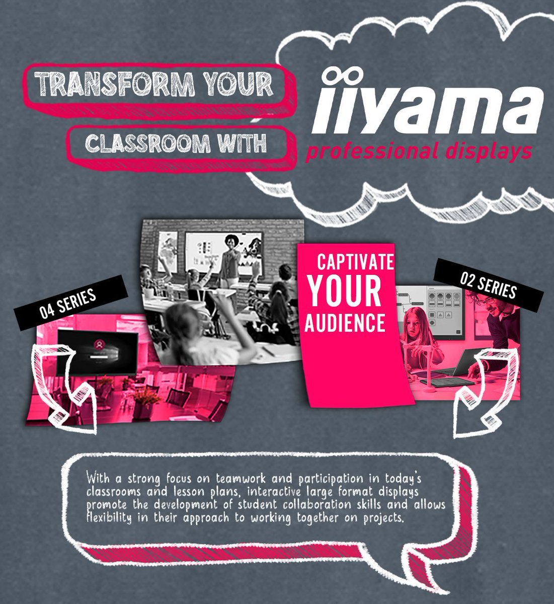 cbccomputers's tweet image. Explore how iiyama&apos;s interactive panels turn ordinary lessons into extraordinary experiences! 
Learn more here - buff.ly/3lkbBxp 

#iiyama #interactivepanel #interactivewhiteboard #panel #teaching #school #education #teacher #teaching #student #cbccomputers