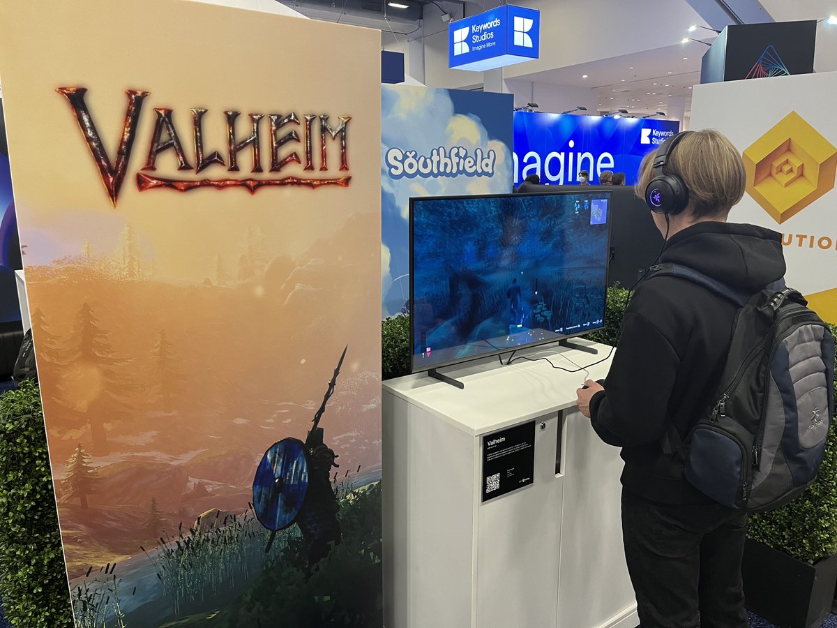 Are you at #GDC2024? Don’t forget to stop by the @unity booth to play a bit of #Valheim and maybe chat with some members of the team!