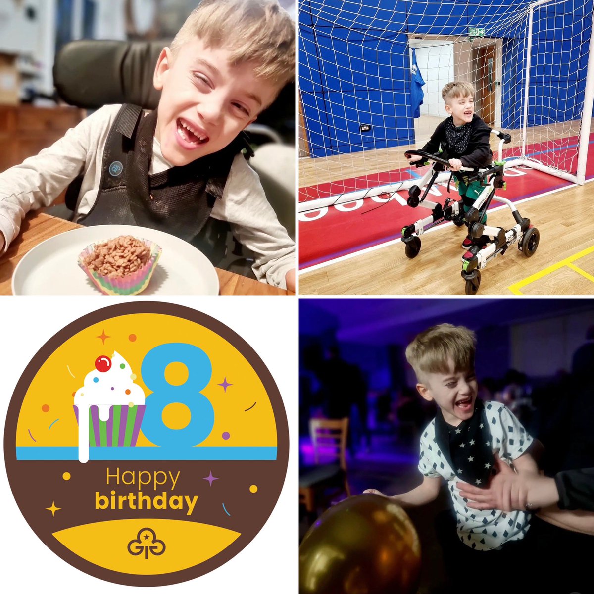 Happy 8th Birthday to this amazing boy hope you have the best day Louie 🥳🎂🎁🎉🥰😘🎈 @TeamLouieGeorge