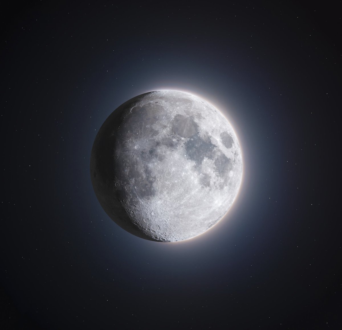 The Moon tonight 🌔 #Moon