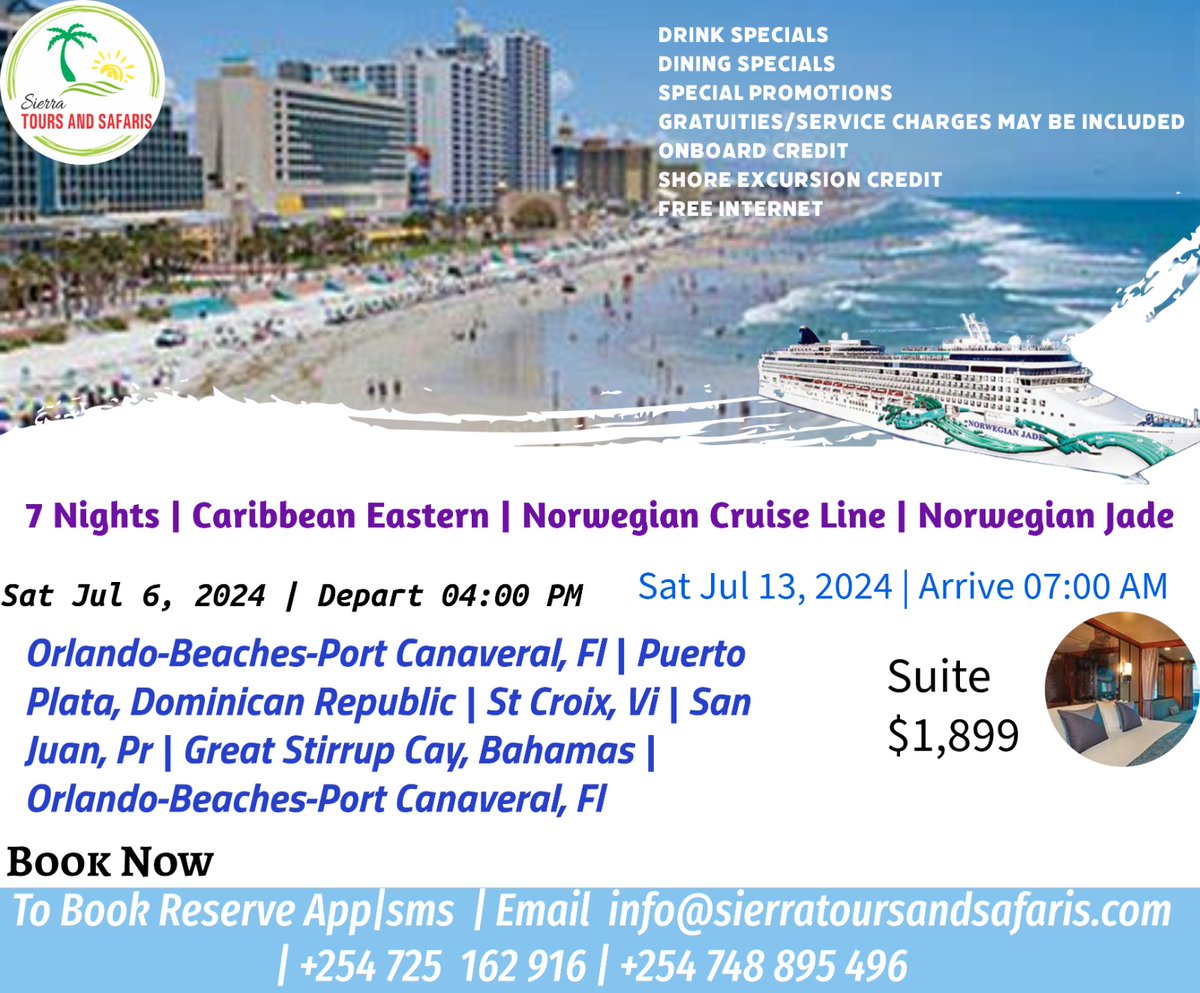 tours_sierra's tweet image. Book a cruise  👆☝🏻👆#enjoysailing #holidays #Cruiseship