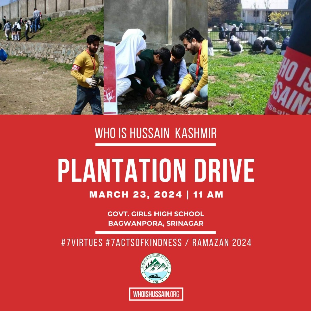 Our upcoming activity. One of the #7virtues #7actsofkindness for #Ramadan 
#HussainInspires #whoishussainkashmir 
#WhoisHussain