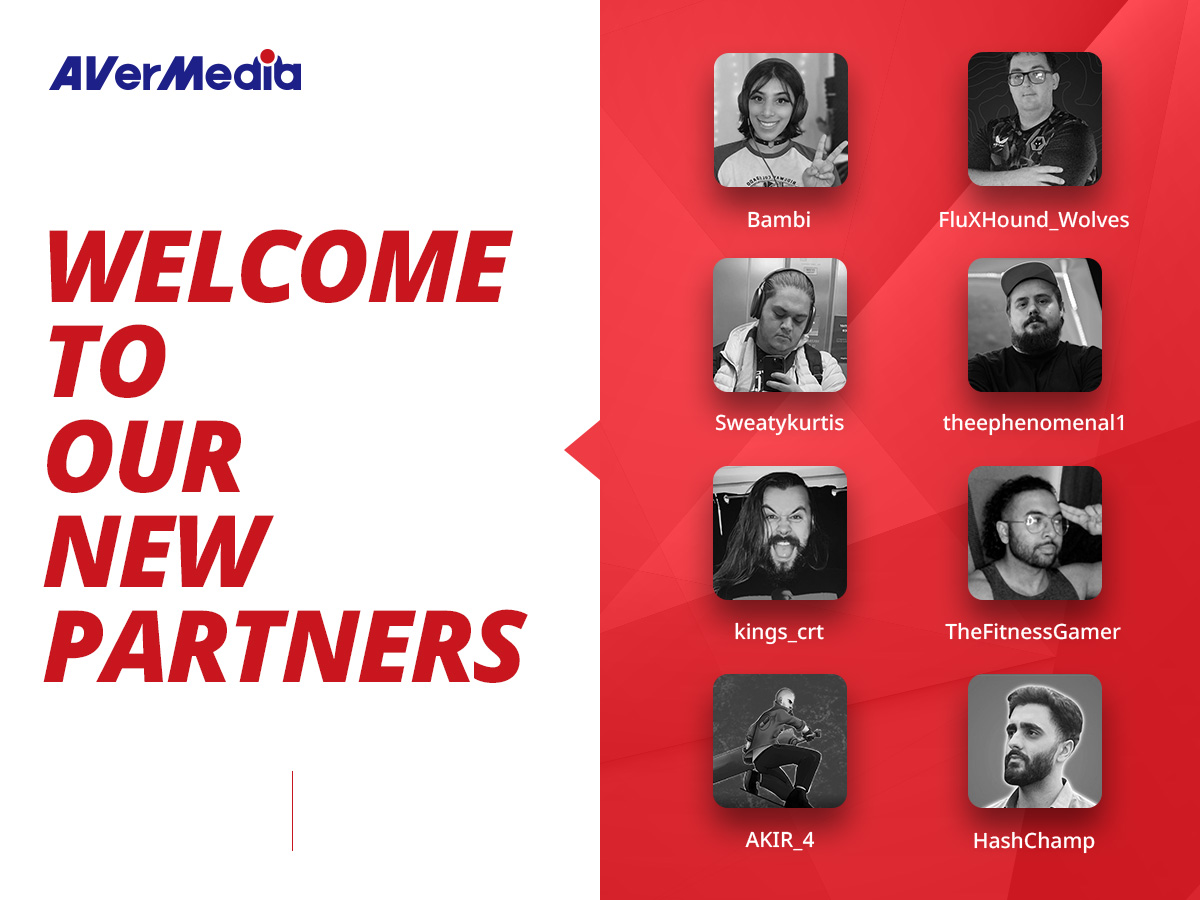 AvermediaUK's tweet image. Welcome on board!!! 
@AVERMEDIAUK new partners!!!
Let's the game begin