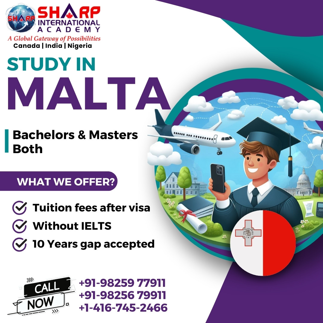 SharpImigration's tweet photo. Don't let a gap define your future!
Apply Malta study visa with 10-year gap.
#ElvishYadav #bigbreaking #gazacity #ceasefirenow #malta #studyvisa #studyincanada #studyeurope #studyvisawithgap #wihtoutielts https://t.co/0aYc5GNUxT