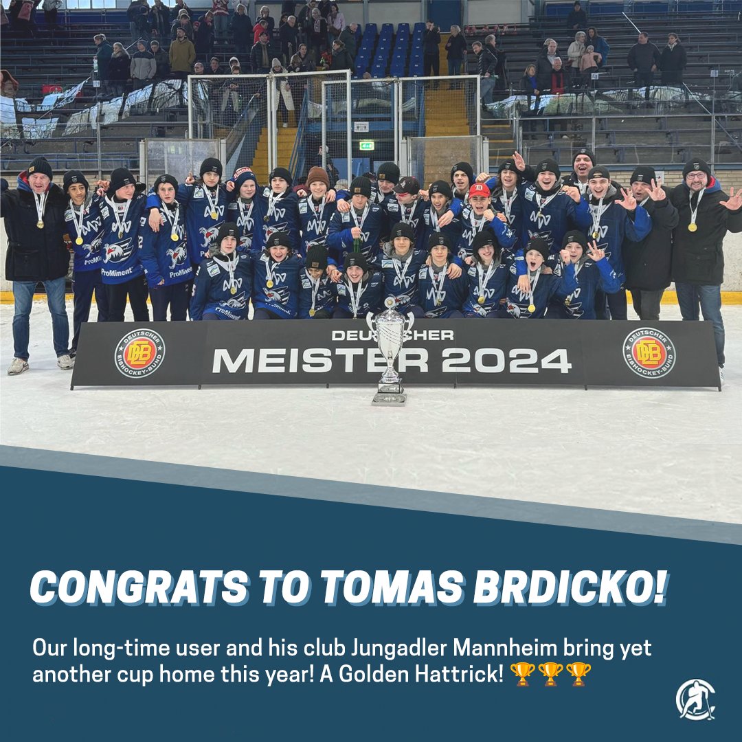 Congratulations to <a href="/TomasBrdicko/">Tomas Brdicko</a> and his team on clinching the DEL Cup and seizing the U15 German Championship for the third year in a row! 🏆🏒 Keep up the great work!
#drilloftheweek #icehockey #hockey #instahockey #hockeylife #hockeyskills #hockeytraining
#hockeydevelopment