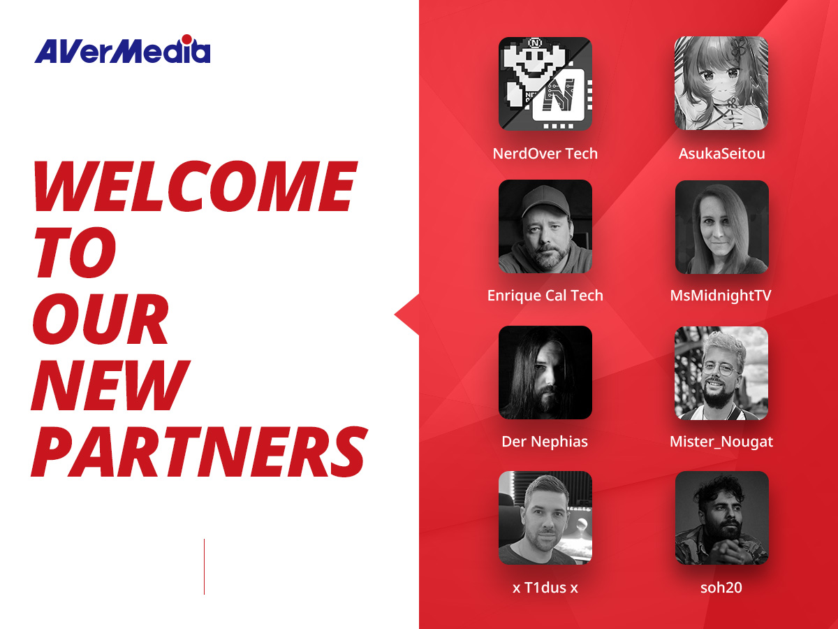 📷Welcome <a href="/AVerMedia_DE/">AVerMedia 🇩🇪</a>
New partners!!! 
Let's the game begin!!!