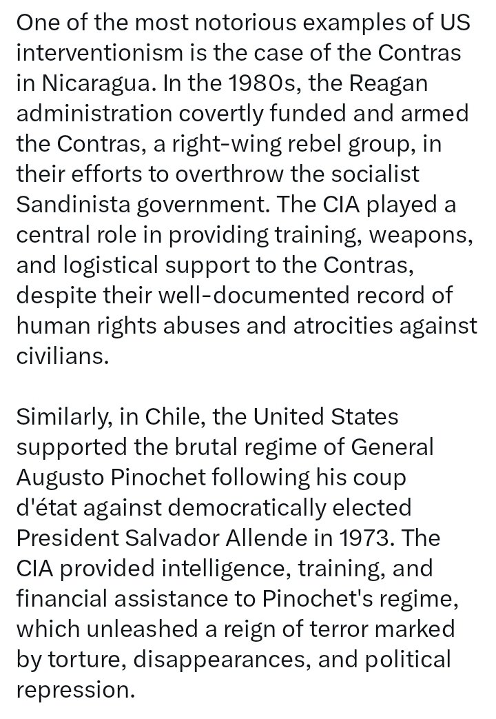 VanessaAjise's tweet image. #GLOBALTERRORISTS
𝗔𝗺𝗲𝗿𝗶𝗰𝗮'𝘀𝗦𝗵𝗮𝗱𝗼𝘄𝗪𝗮𝗿𝘀&amp;amp;
#CIAOperations
From #Libya,Iran,Guatemala,#Haiti to Afghanistan, CIA has been implicated in coups,assassinations aimed at installing compliant regimes 2advance US geopolitical Ints
#AES #Putin #Trump