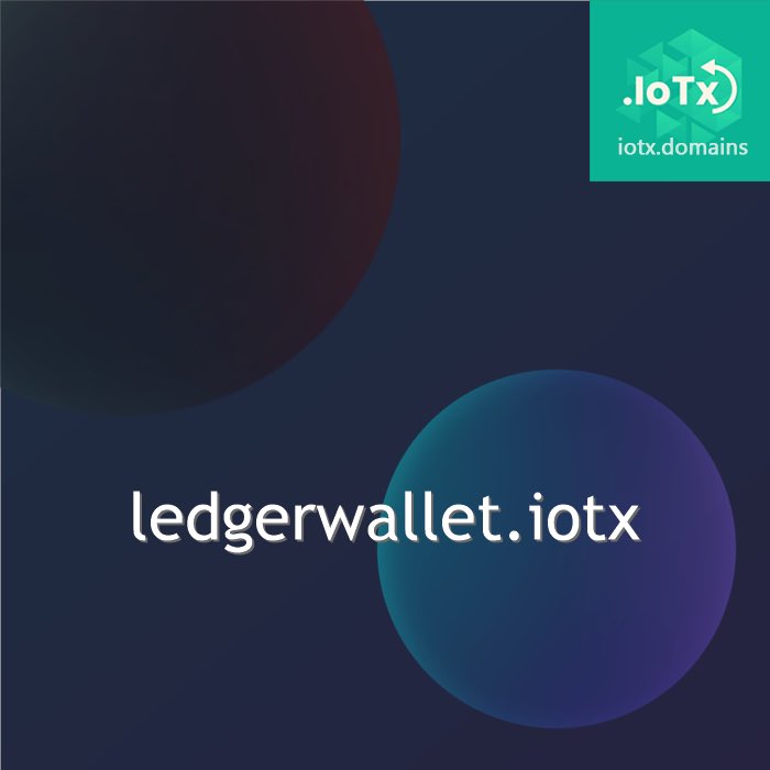 🚀 Big announcement! We're now integrated with <a href="/Ledger/">Ledger</a>! Safely store your .iotx domains on your #Ledger hardware wallet.

🙌 Explore seamless and secure management at iotx.domains/app

<a href="/iotex_daily/">IoTeX_Daily</a> <a href="/iotex_io/">IoTeX</a> <a href="/Raullen/">raullen.eth</a> #iotex #iotexdomains