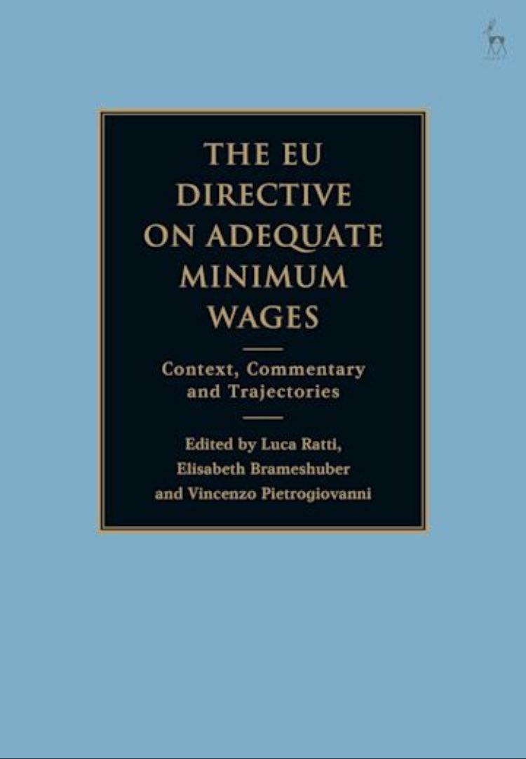 Publication alert 🚨 
Thanks to a stellar team of 41 authors from all around Europe, <a href="/BrameshuberE/">Elisabeth Brameshuber</a> <a href="/VPietrogiovanni/">Vincenzo Pietrogiovanni</a> and I are proud to present the first all-encompassing commentary on The EU Adequate Minimum Wage Directive <a href="/hartpublishing/">Hart Publishing</a> Check it out at👉bloomsbury.com/uk/eu-directiv…