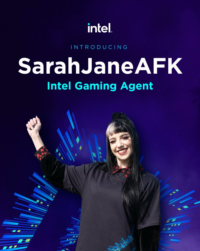 SarahJaneAFK's tweet photo. ✨ SUPER EXCITED TO ANNOUNCE ✨
I'm continuing to play faster than ever as an Intel Gaming Agent with @IntelANZ! 😍
Intel provides the Worlds BEST Experience and a leap in creator performance thanks to 14th Gen Core Processors!
#IntelGamingAgent #ad #IntelGaming