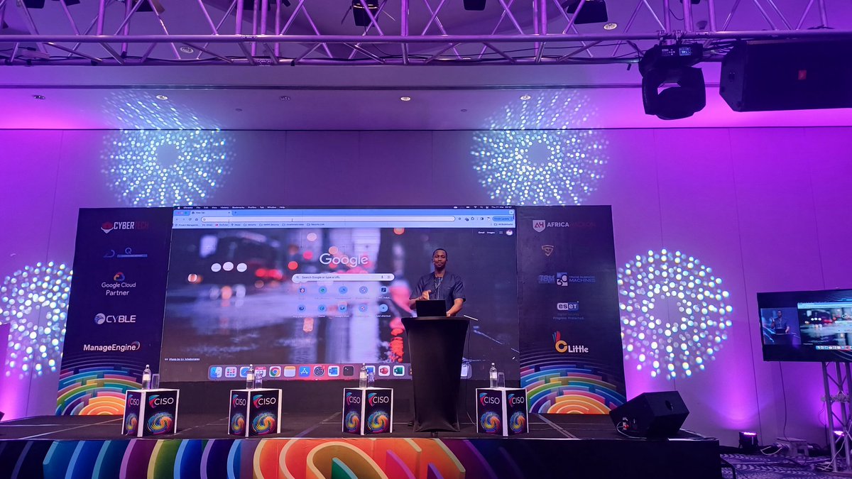 Day 2 of the Africa CISO Summit at Radisson Blu, Upperhill kicked off with an insightful session.

Bright Gameli Mawudor, PhD <a href="/BRIGHTZEED/">Bright Mawudor,PhD</a>, presented "Inside the Mind of the Attacker," highlighting the critical need for organizations to strengthen their information security