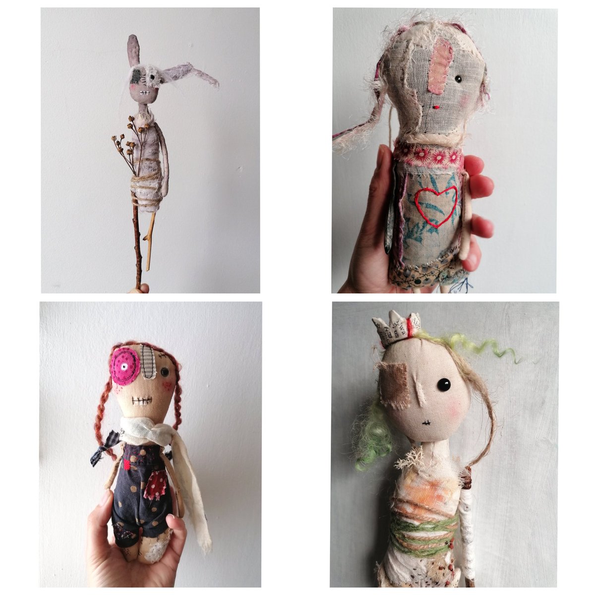 I have to get things moving if I want to keep doing this job a bit longer so offering 10% off on all my dolls ❤️They are handmade, designed to look wonderfully weird and perfectly imperfect. 😊 Apply Spring24 at checkout. littlebirdofparadise.bigcartel.com #earlybiz #mhhsbd #CraftBizParty