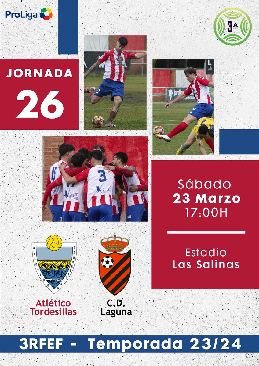 🤝 Gracias al acuerdo alcanzado CD Laguna, las entradas para presenciar el derbi de este próximo sábado en Las Salinas tendrán un coste de 5€ para socios de ambos equipos.  

¡Se prevé ambientazo⚽🙌!

*Imprescindible presentar carnet en taquilla

#UnidosPorLosMismosValores🙌