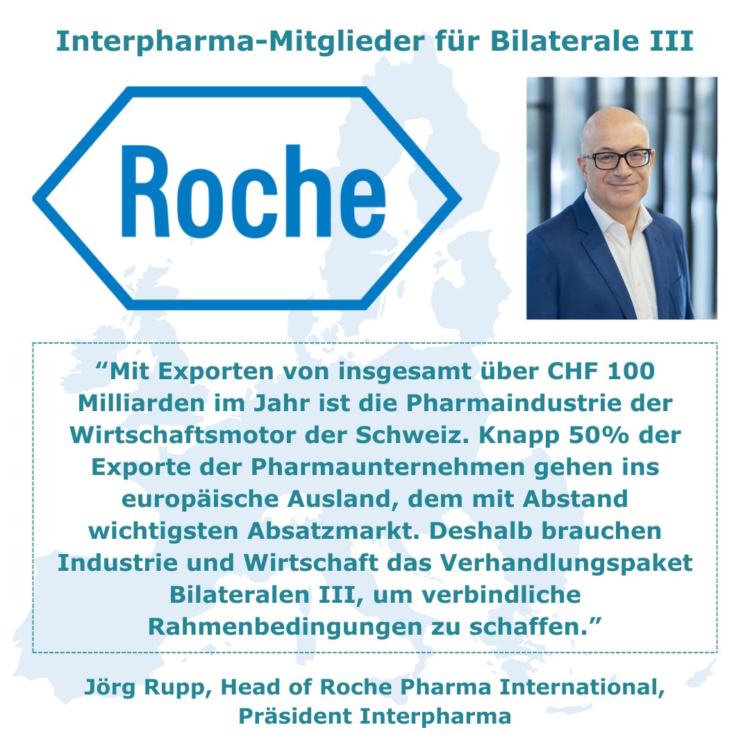 Die Zeit ist reif für die #BilateralenIII: Die Erfolgsgeschichte der Schweizer Pharmaindustrie gründet auch auf den günstigen Rahmenbedingungen. Ein wichtiger Teil der Standortattraktivität der Schweiz sind geregelte Beziehungen zu unserer grössten Handelspartnerin, der EU.