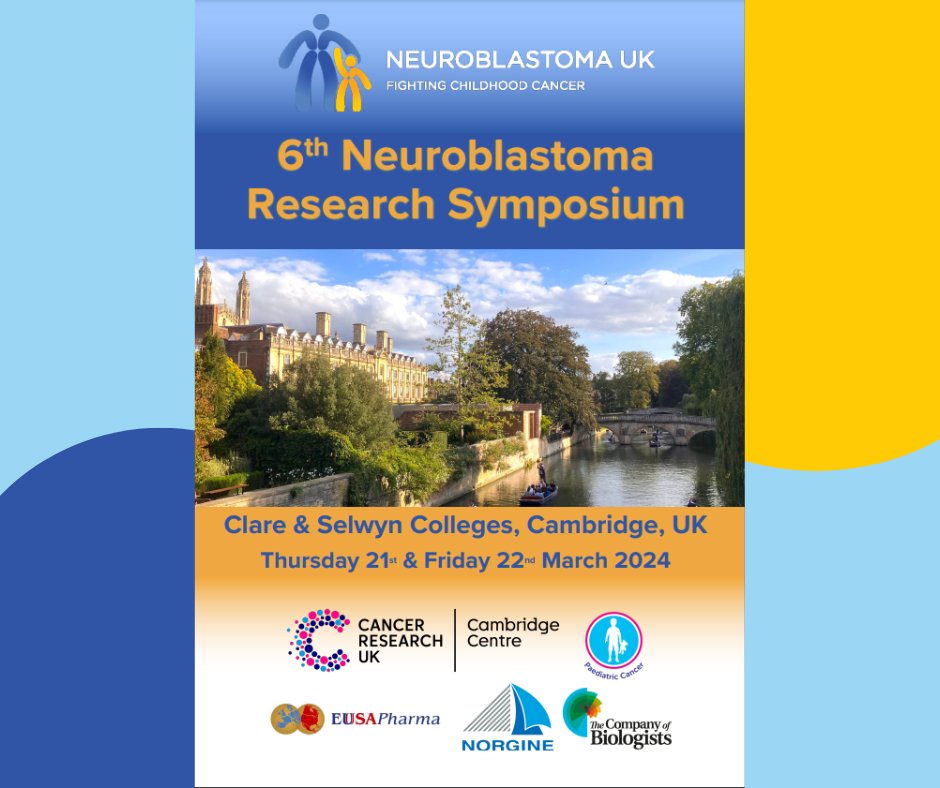 Neuroblastoma UK ๐ (@neuroblastomauk) on Twitter photo We are delighted that our 6th Neuroblastoma Research Symposium starts today, bringing together experts in the field of neuroblastoma research, including researchers, clinicians and charity representatives from across the world. #NBUKSymposium @CRUKCamPaeds <a href="/CRUKCamCentre/">CRUK Cambridge Centre</a> We are delighted that our 6th Neuroblastoma Research Symposium starts today, bringing together experts in the field of neuroblastoma research, including researchers, clinicians and charity representatives from across the world. #NBUKSymposium @CRUKCamPaeds <a href="/CRUKCamCentre/">CRUK Cambridge Centre</a>