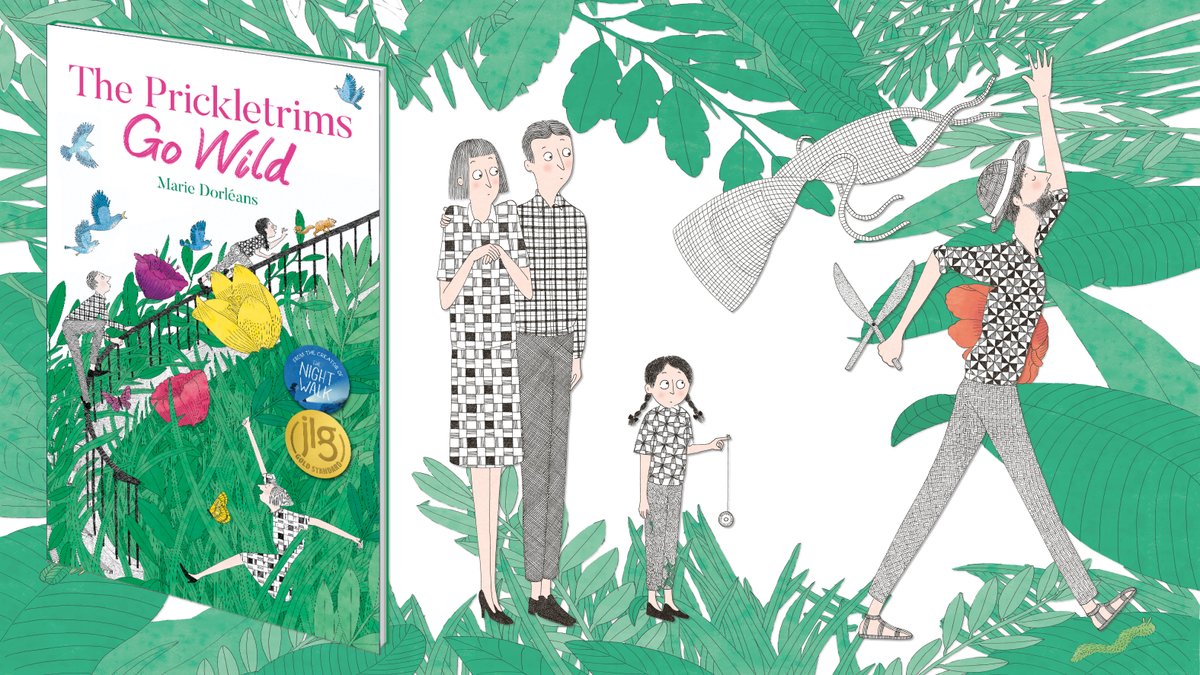 Happy Book Birthday to The Prickletrims Go Wild! When their exhausted gardener quits, the Prickletrim’s trim garden begins to burst with life, growing untamed and free. As the garden takes over, the Prickletrims are forced to change… but can they GO WILD? bit.ly/3Pffkbv
