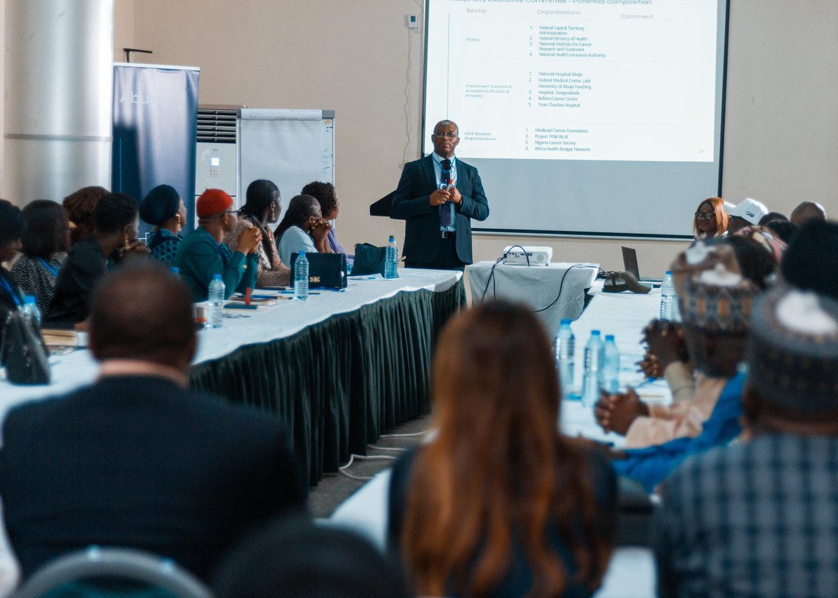 <a href="/Fmohnigeria/">Federal Ministry of Health, NIGERIA</a> <a href="/DrTunjiAlausa/">Dr. Tunji Alausa</a> <a href="/muhammadpate/">Muhammad Ali Pate</a> <a href="/chrisinspire/">Chris Chukwunyere</a> <a href="/MedicaidcfP/">MedicaidCFPrograms</a> <a href="/NicratGov/">NICRAT</a> <a href="/drdolapofasawe/">Dr. Dolapo Fasawe</a> This week, Abuja’s leading organisations in health and cancer care demonstrated their commitment to this principle by convening at the C/Can Abuja Stakeholder Mapping  Workshop, co-hosted and organised with the Federal Capital Territory Administration.