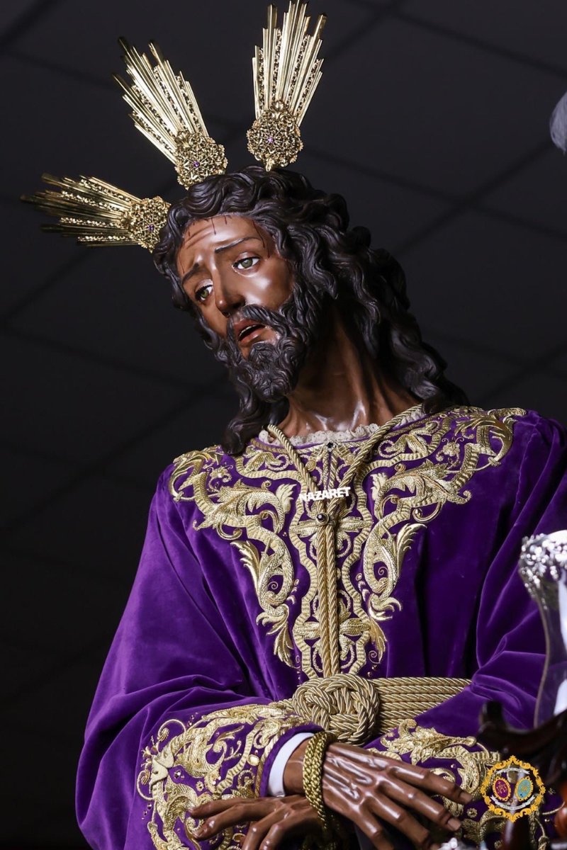 Nuestro Padre Jesús de Nazaret con 𝘓𝘢 𝘛𝘶́𝘯𝘪𝘤𝘢 𝘥𝘦 𝘶𝘯 𝘉𝘢𝘳𝘳𝘪𝘰 para este Viernes de Dolores #PinoMontano24.
