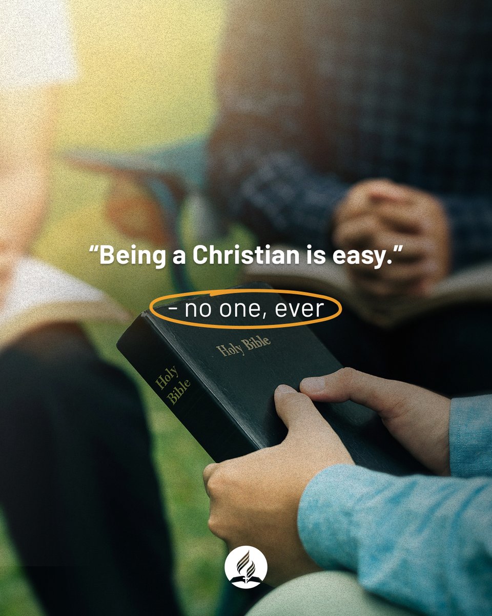 adventistchurch's tweet image. Being a Christian is not easy. Being a person isn&apos;t easy! Let&apos;s encourage each other below.
#Christian #noteasy #worthit #Bible