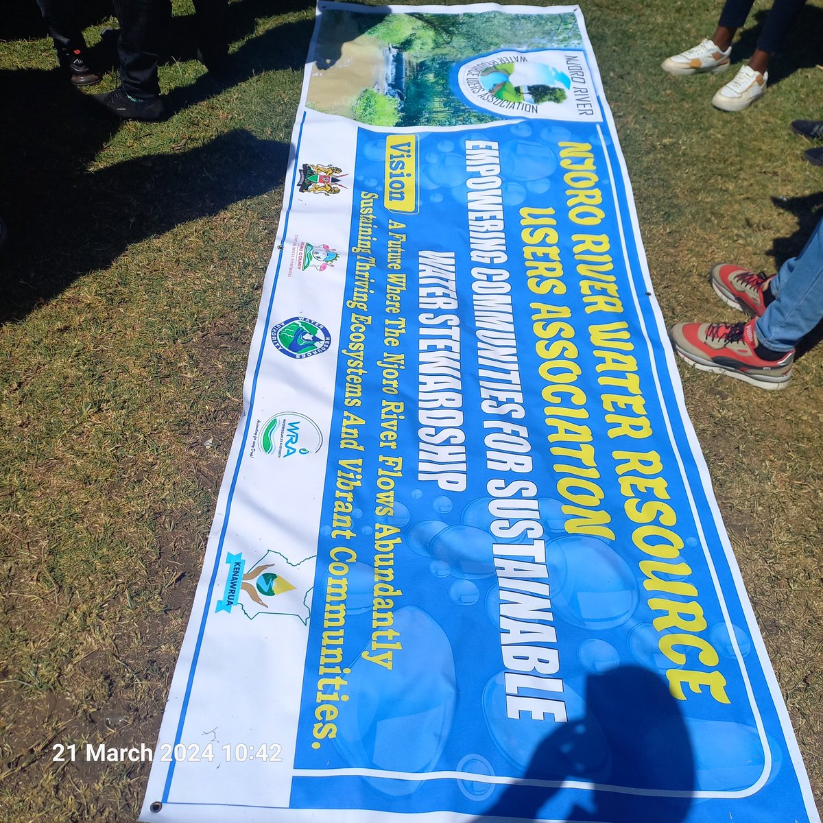 GKibusia's tweet photo. Water is life! 
At Njoro River, water levels have been declining due to increased levels of degradation in the catchment area, overabstraction at the middle catchment and pollution Downstream. 
Threatened waters, threatened life's!
#journeyofwater
#worldforestday
#worldwaterday https://t.co/nvN9xmclBT