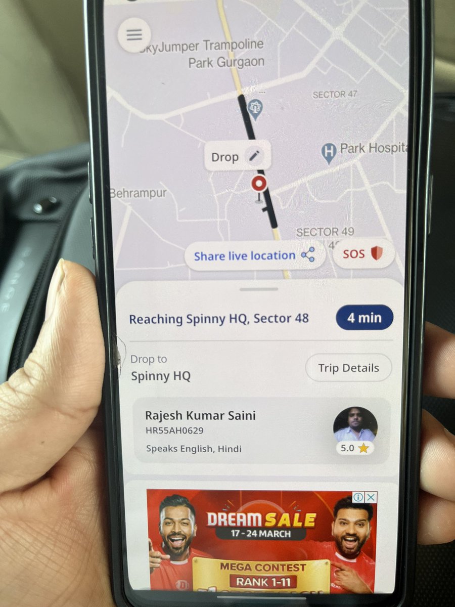 car_lover22's tweet photo. @regards_rishi @RapidoCares @rapidobikeapp Are you guys running cabs in Gurgaon with no AC? As per your driver customer has to call the driver and confirm with driver that he will on the ac or not. This was the 2nd time I am facing this.
Worst service. https://t.co/DJYciCSyHB