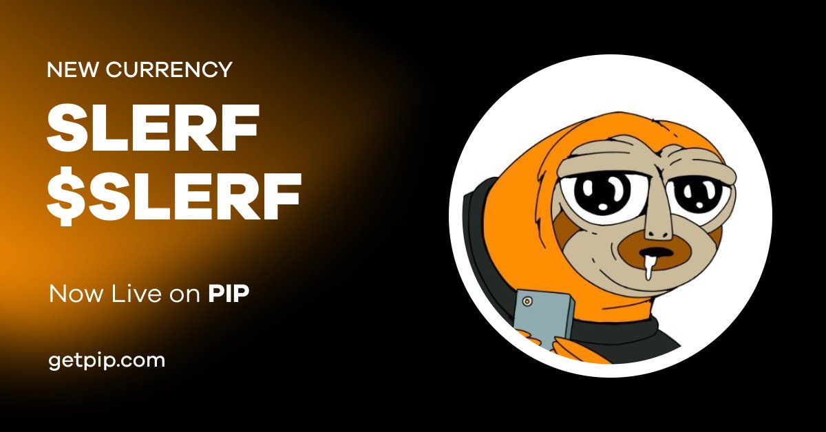 $SLERF is now available on all PIP payments products 🔥<a href="/Slerfsol/">Slerf</a> 

💸Send $SLERF on Twitter &amp; other social media 
⛓️Create Payment links to easily send money 
🪙Create invoices to receive money and more  

Add your SLERF tag to receive surprise tips💶