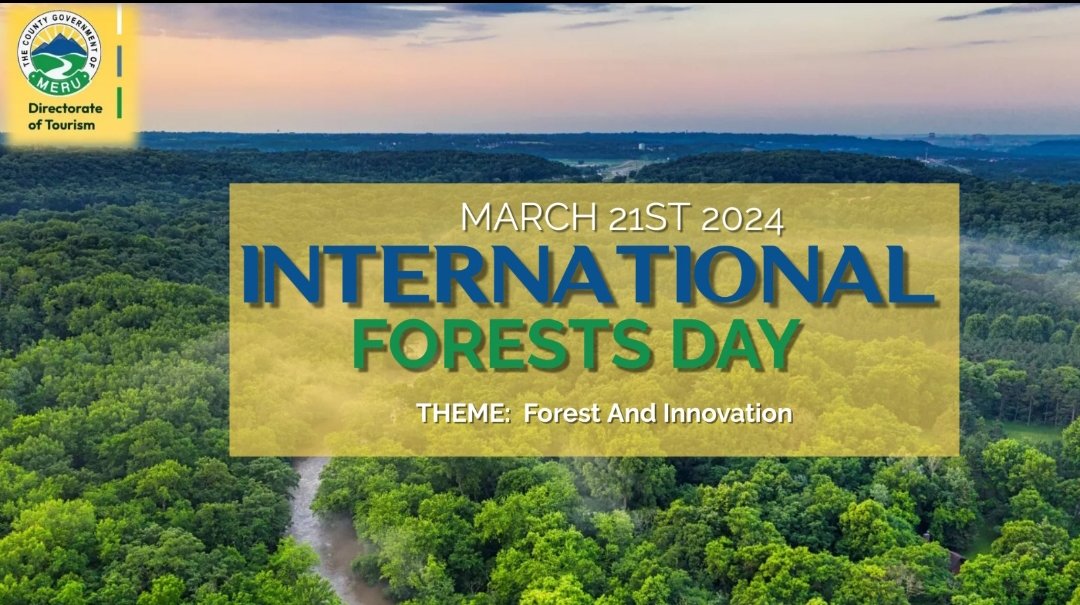 DiscoverMeru's tweet image. Did you know every year 21st of March we celebrate  #WorldForestDay Day .

This  Day we celebrates and raises awareness of the importance of all types of forests. 

This year  theme for 2024 is #forestsandinnovation.

#KaribuMeru #tembeameru  #homeofadventure #MeruCounty #magical