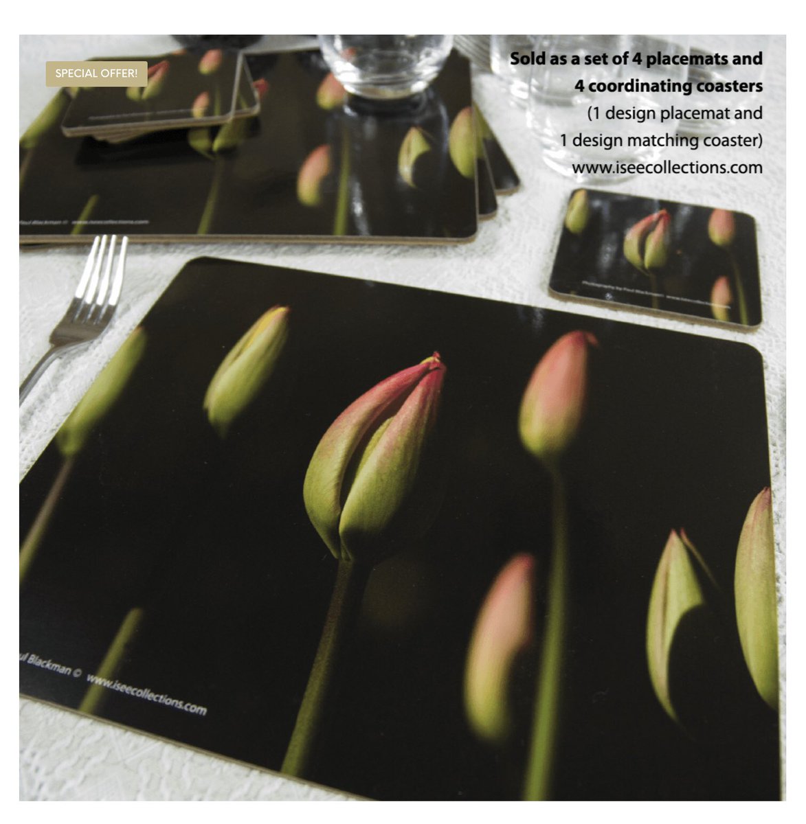 Good morning #Spring is here at last so we’re celebrating with our #tulips placemats sets Our own photography taken 1st thing in the morning as they popped up out of the ground, not retouched, just perfect 🌷❤️ Browse and buy here: iseecollections.com/shop/?special-… #shopindie #EarlyBiz