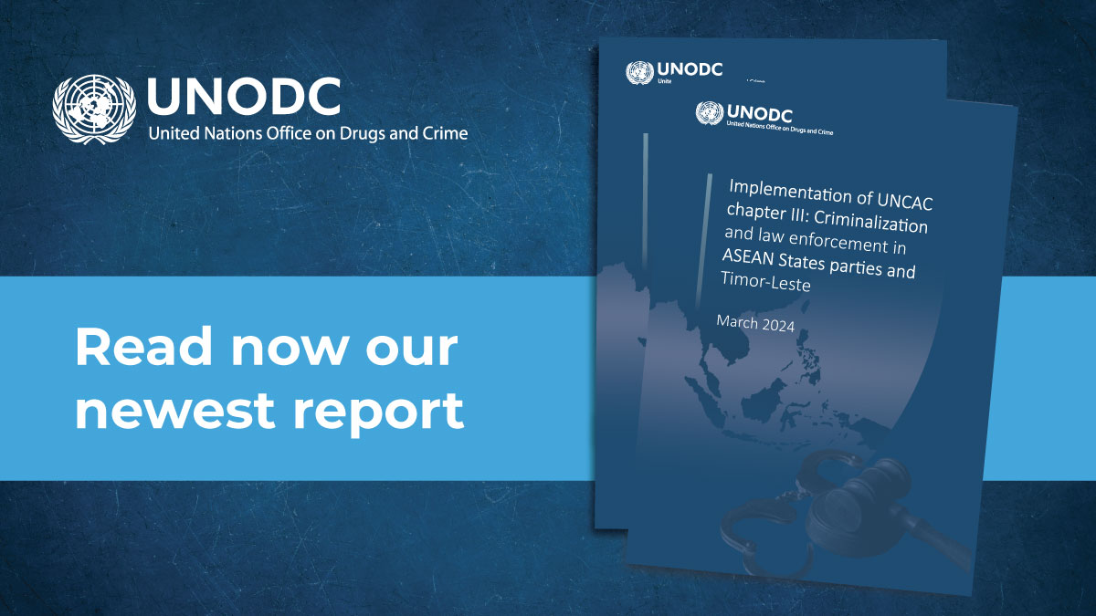 📣 JUST LAUNCHED! New #UNODC report on how Southeast Asian countries deter & punish #corruption, covering #UNCAC implementation from bribery to law enforcement. 🙏🏻 @SwedeninAP @StateINL ⛔️ Time to stand #UnitedAgainstCorruption ➡️ unodc.org/roseap/uploads…