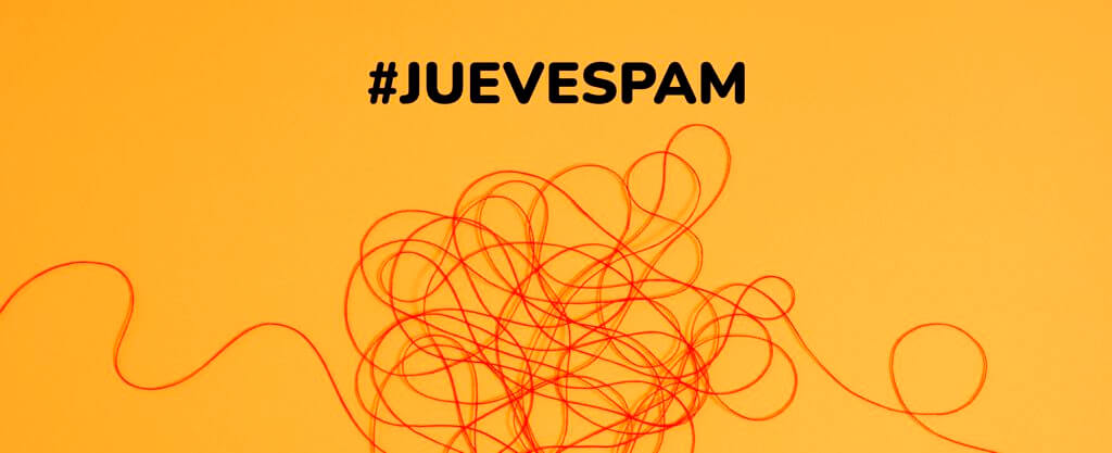 ¿Sabes qué día es hoy...? Exacto, hoy es #juevespam. Responde con tu propio spam de valor de esta semana (o el de otr@s). Nada de hilos, como en los viejos tiempos (no vayamos a perder las malas construmbres) y haz RT. 👇