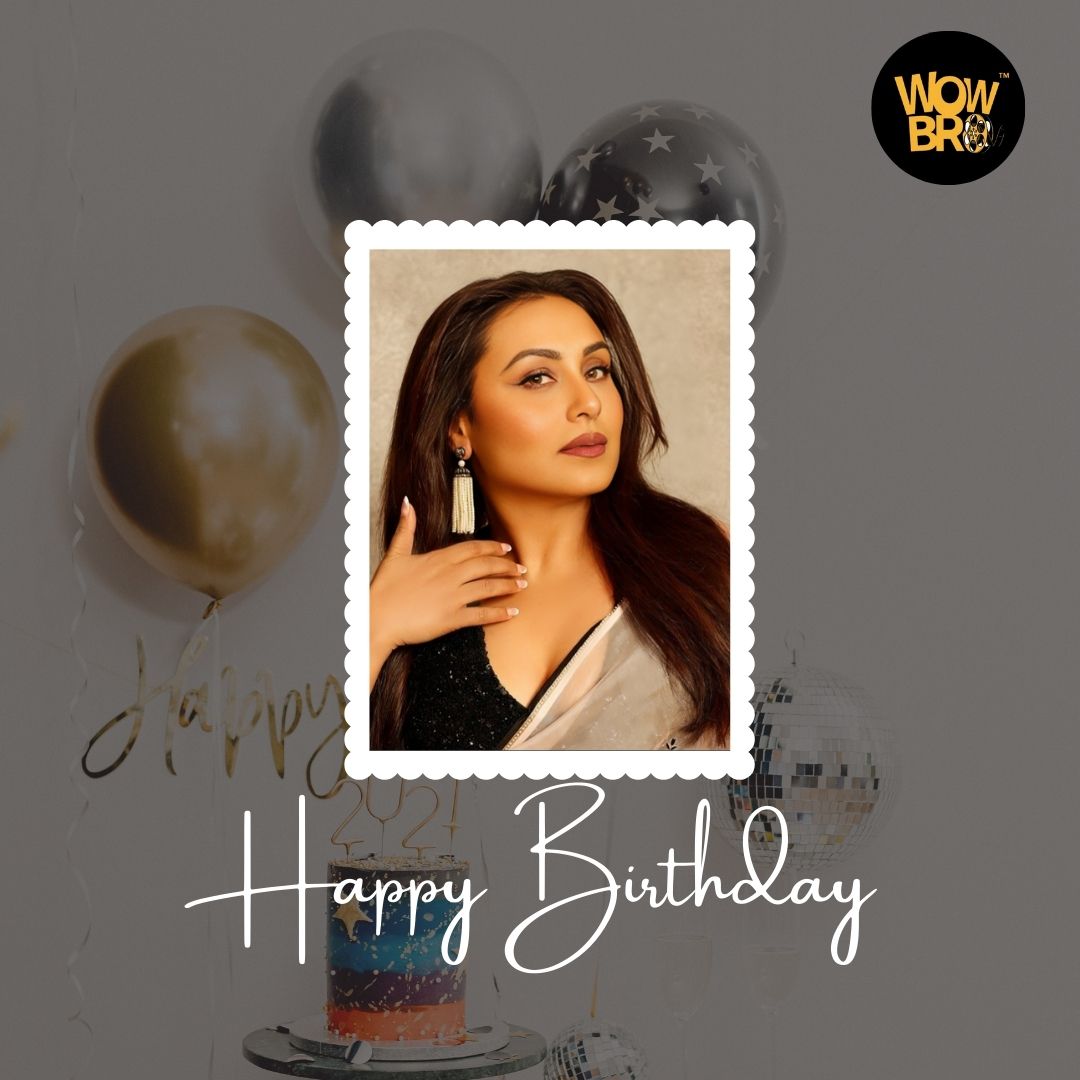 'To the epitome of beauty and talent, Happy Birthday Rani Mukherjee! May your day be as bright and lovely as your presence on screen. ✨🎉 #RaniMukherjee #BirthdayCheers #tweetoftheday #twitter #happybirthdayranimukerji #bollywoodactress #Celebs