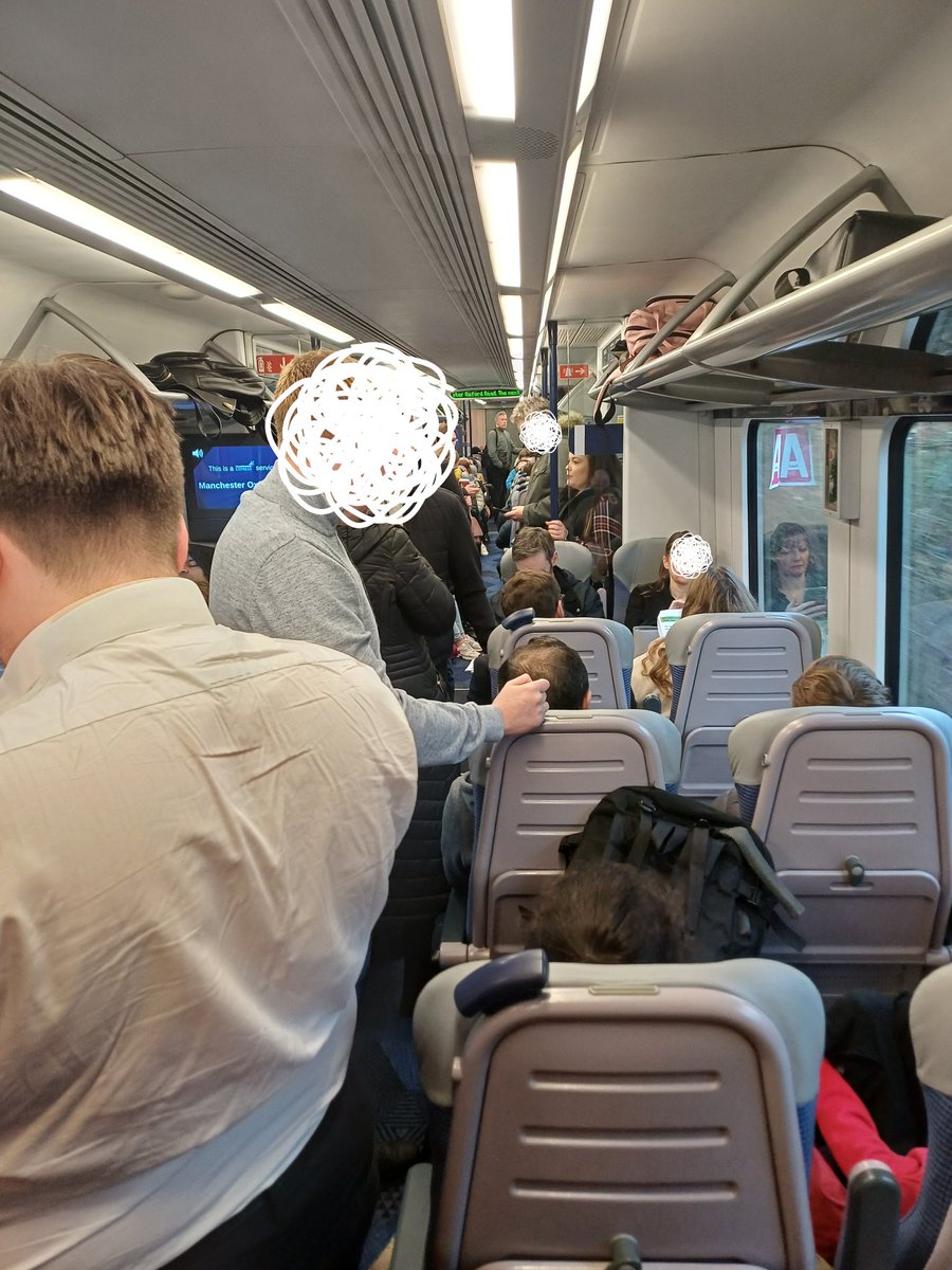 Off to the Northern Transport Summit at Manchester Airport today to hear what's being said about the future of transport in our region. As for the present, @merseyrail leg was great but standing room only on @TPExpressTrains Rail can be SO much better for passengers AND freight.