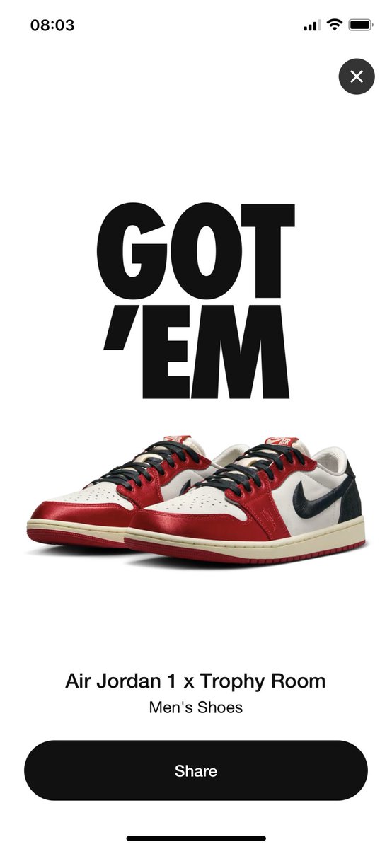 hd8802's tweet photo. @thesolerestocks First win in a long time! https://t.co/WdIpxQEzgM