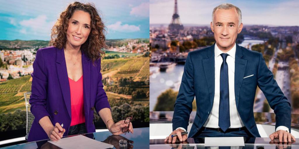 TF1Pro's tweet photo. #Audiences @TF1 @TF1Info

Large leadership pour les rdv de l’info
 
#Le13H de @MSLacarrau

📌4,7 M de Tvsp
📈+ 2,5 M  Tvsp vs ppal concurrent

✅43% de PdA 4+
🏆Meilleure PdA de l’année 

#Le20H de @GillesBouleau
 
📌5,3 M de Tvsp
✅26,3% de PdA 4+
📈+ 945 000 vs ppal concurrent https://t.co/eRkgDj4sg2