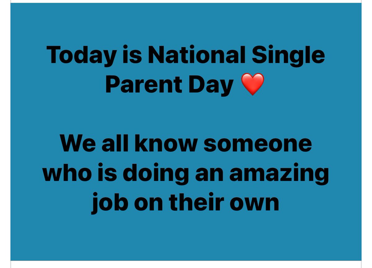 No matter what kind of Single Parent you are, please know you ARE DOING A GREAT JOB 🌈💕♥️ There are all kinds of ‘single parents’ whether you’re a sole care giver, the other parent is around a couple of times a week.. it can be hard .. just know you’re not alone #proud