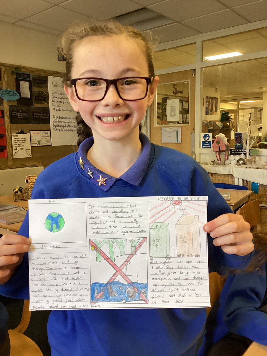 JCAWakefield's tweet photo. Year 5 have created fantastic ‘Project Overviews’ for their project, ‘Small Things Can Make a Bug Difference’. Our mission is to inform as many people as possible about the importance of reducing plastic waste. #ReducePackaging #GrowYourOwn https://t.co/88f1za6M9s