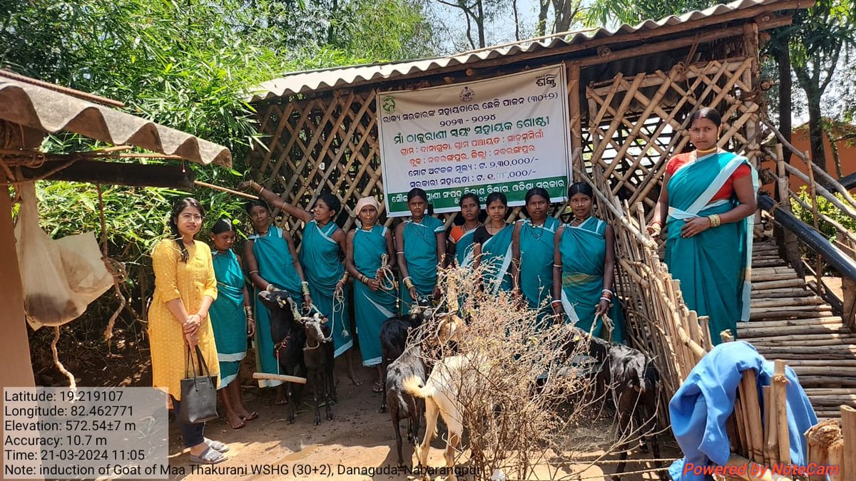 When u give 1.38 lakhs as subsidy for goat farming u can bring smiles in faces of these tribal women. Odisha women farmers are happy #WorldHappinessReport
