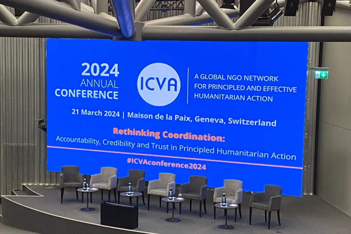 #ICVAconference2024 

Session 1: The Erosion of Trust and Principled Humanitarian Action

⏲️10:15 - 12:00 CET

Our speakers will explore how to build trust and promote IHL in an increasingly polarized and divided world. Join us.

▶️icvanetwork.org/events/icva-20…

#HumanitarianAction