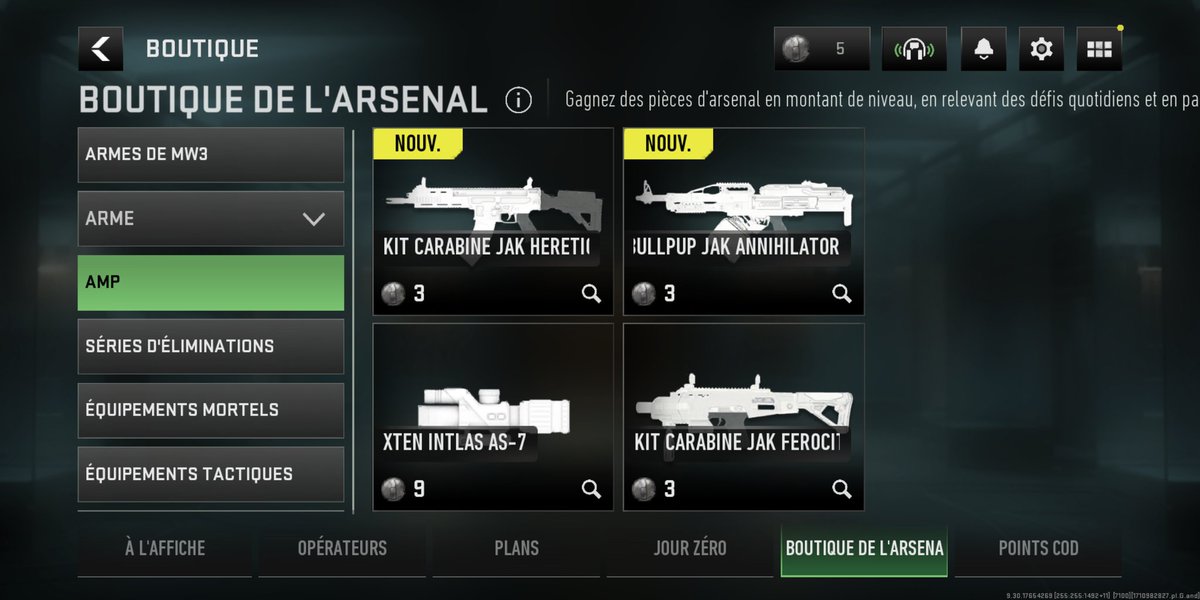 CallOfData's tweet image. You can buy amp in #WarzoneMobile and use it on MWIII