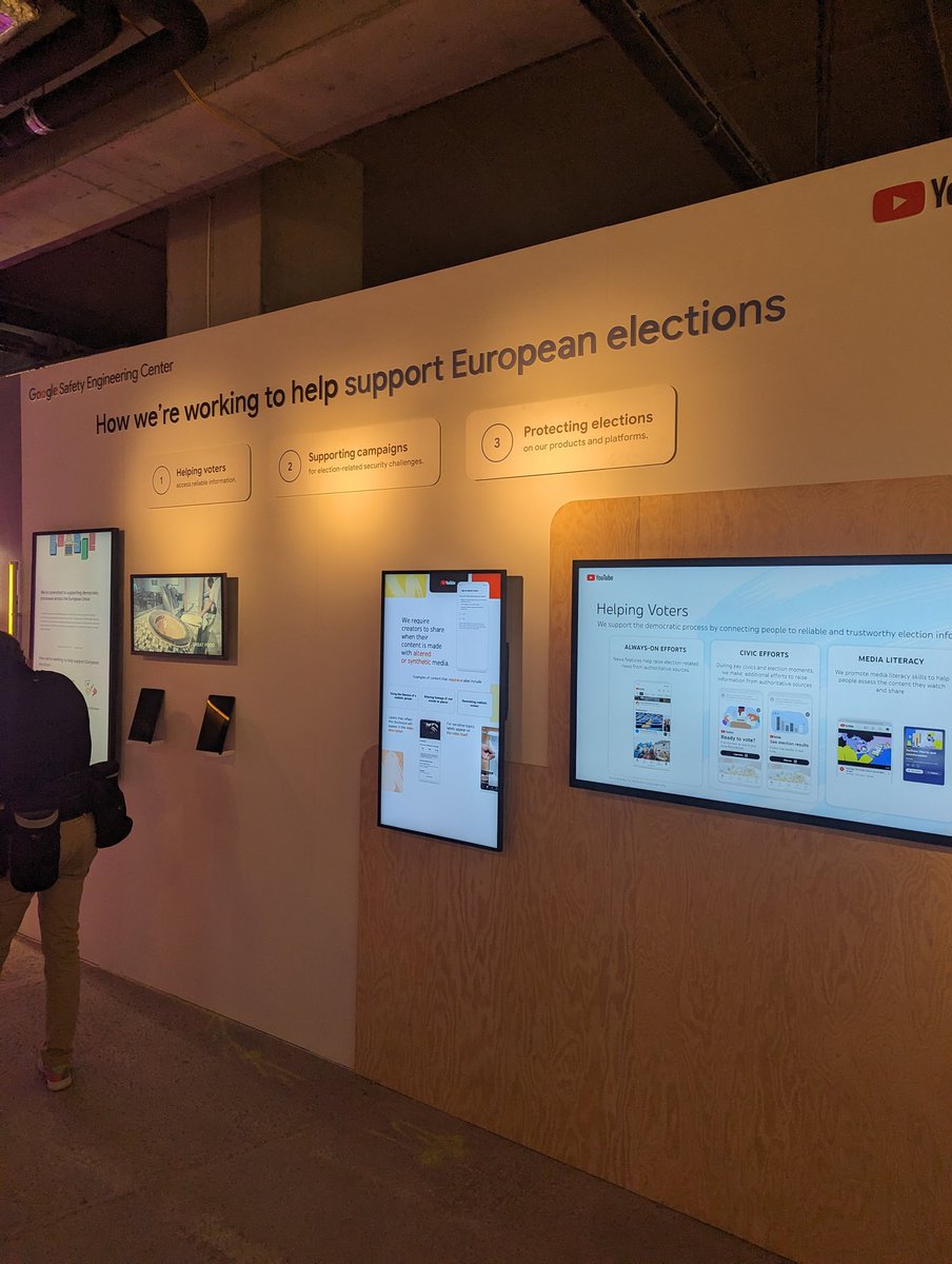 It's great to be at Google's Fighting Misinformation Online conference where I will be speaking on election threats. It's inspiring to see such a range of initiatives on display, ranging from pre-bunking disinformation to engagement with civil society.