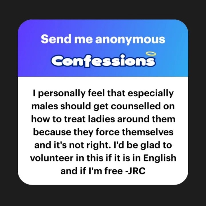 OvahTanzania's tweet photo. It's high time we address the elephant in the room! #SexualHarassment in public places #ItsNotANorm 

Thank you JRC for sharing your story and inspire more people to Speak out!

We welcome you onboard to volunteer with us as we break the norm. Reach out to us via email. https://t.co/aJzBiDuYvn