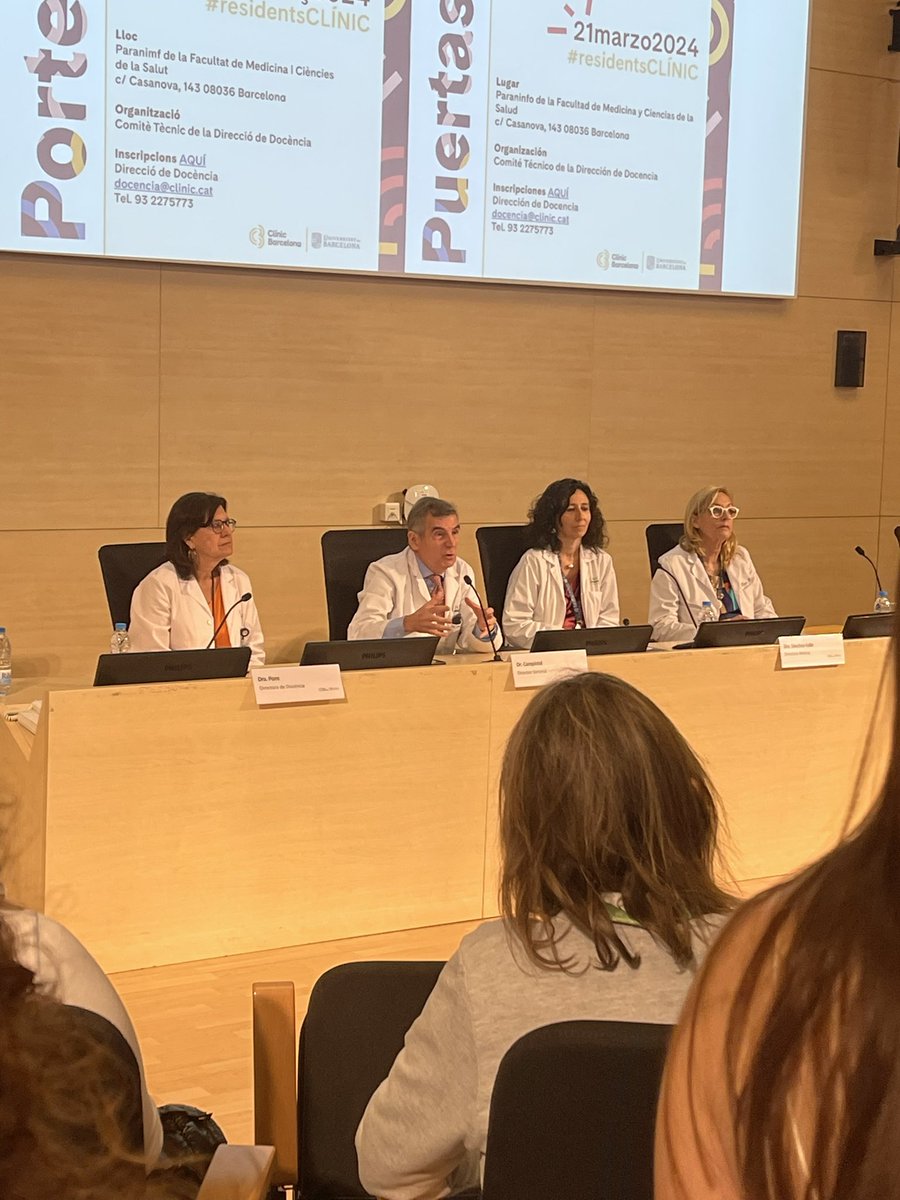 Jornada Puertas abiertas <a href="/hospitalclinic/">Hospital Clínic</a>: Comenzamos!!!🙌 <a href="/gerardespinosa5/">gerard espinosa</a> <a href="/AdelaidaZabale1/">Adelaida Zabalegui, RN, PhD, FEANS</a> <a href="/DraElenaMilla/">Elena Milla</a> <a href="/Carolmbernal/">Carol Bernal</a> <a href="/IzquierdoJordi/">Jordi Izquierdo</a> <a href="/jmcampis/">Josep M. Campistol</a> <a href="/gemma6316/">Gemma Martinez</a> <a href="/sanchezvaller/">Raquel Sánchez-Valle</a> <a href="/pons_francesca/">Francesca Pons</a> <a href="/UniBarcelona/">Universitat de Barcelona</a> <a href="/idibaps/">IDIBAPS</a> #Docencia #Asistencia #Investigación