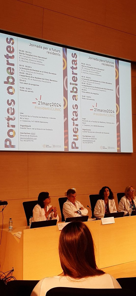 Portes obertes para #Residentes @hospitalclinic La teva formació, la nostra prioritat! #residentsCLÍNIC #EIR: Infermeria de Salut Mental Infermeria del Treball Infermeria Geriàtrica Infermeria Obstètrico-Ginecològica Compromisos amb la teva formació