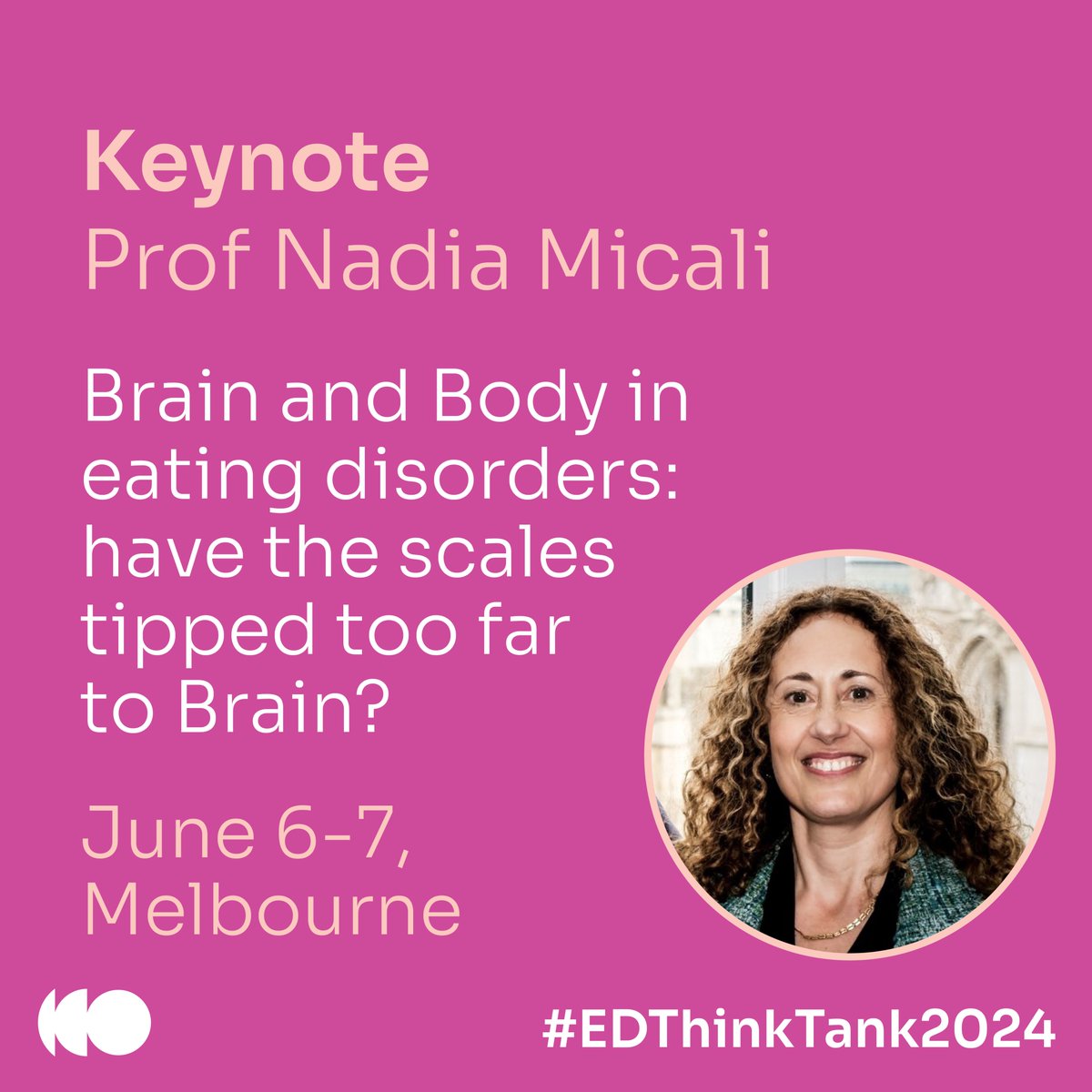 We are delighted to have our international keynote presentation by Professor Nadia Micali at #ThinkTank2024. 

Check out the conference program and REGISTER at: bit.ly/ThinkTank2024