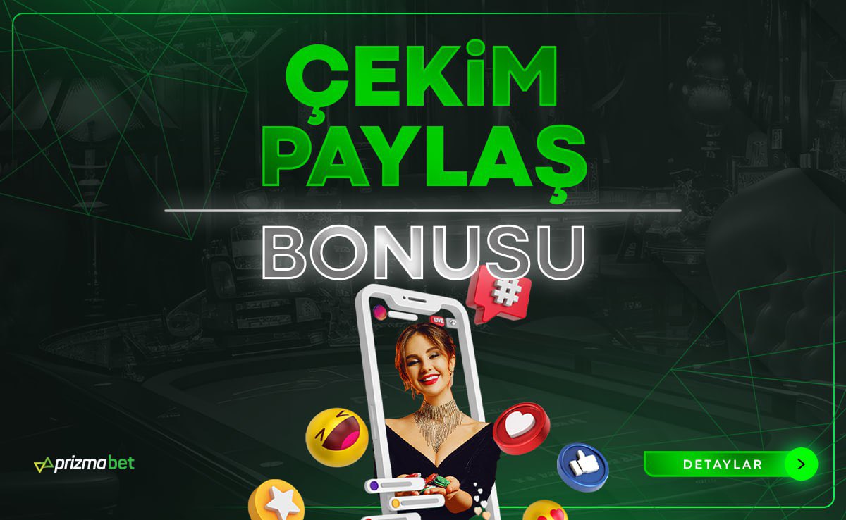 👑Prizmabet kazandırmaya devam ediyor... 
 
📱Çekimini paylaş ! Bonusunu kap ! 
 
👇Detaylar: prizmabet520.com