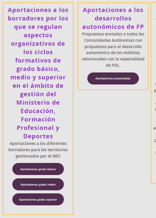 ANPROFOL's tweet image. 🚨Desde #Anprofol hemos presentado aportaciones a los borradores 📋 por los que se regulan aspectos organizativos de los ciclos formativos de grado básico, medio y superior en el ámbito de gestión del @educaciongob, @ClaraSanzL 
➡️ Enlace : anprofol.com/alegaciones