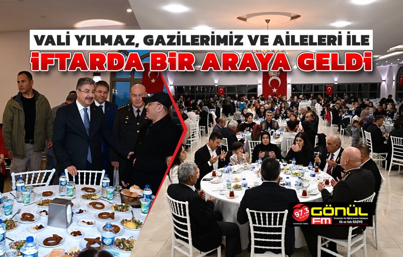 Vali Dr. Erdinç Yılmaz, Gazilerimiz ve Aileleri ile iftar programında bir araya geldi.
radyogonul.com.tr/haberler/vali-…