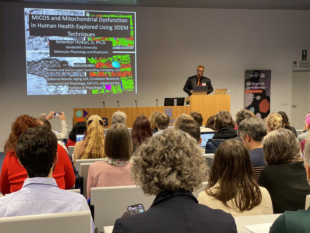 Erin Tranfield - @drtranfield.bsky.social (@drtranfield) on Twitter photo Day 3 of #CLEM24 begins with the impressive work on mitochondrial structure during aging from the lab of Antentor Hinton Jr <a href="/phdgprotein86/">Antentor Othrell Hinton, Jr PhD (A.J. Hinton)</a>. Great science, AND a great future vision of how to make science open and inclusive! A powerful combination 👏👏 Day 3 of #CLEM24 begins with the impressive work on mitochondrial structure during aging from the lab of Antentor Hinton Jr <a href="/phdgprotein86/">Antentor Othrell Hinton, Jr PhD (A.J. Hinton)</a>. Great science, AND a great future vision of how to make science open and inclusive! A powerful combination 👏👏