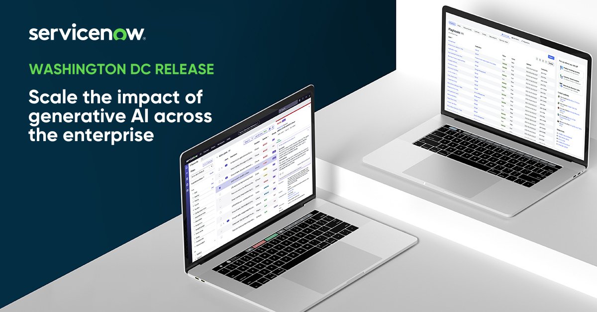 It’s a big day for Team ServiceNow! The Washington, D.C. platform release takes our GenAI innovations to the next level in delivering responsible, purpose-driven solutions to our customers. Check it out: 
spr.ly/6013k00Jb

#generativeai #servicenow #platform #innovation